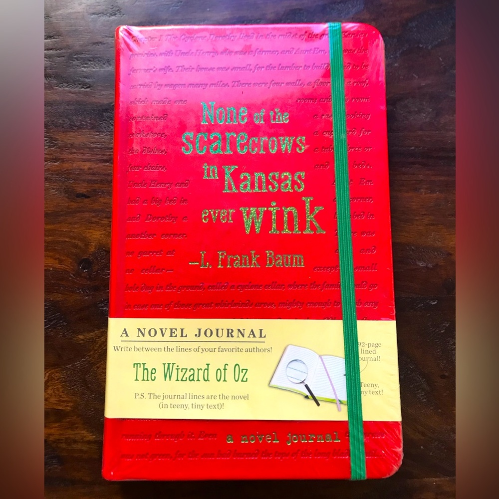 Wizard of Oz themed journal, NWT plastic wrapped giftable